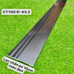 Phào Chỉ -Mã Phào Len Chân Nhựa PS Đen 10cm CT100D-43.2