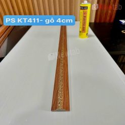 Phào Chỉ -Mã Phào Nhựa PS Chỉ Gỗ Vàng 4cm- KT411