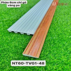 Phào Chỉ -Mã Phào Nhựa PS Chỉ Gỗ Vàng 6cm NT60-tvg1-48