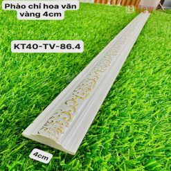 Phào Chỉ -Mã Phào Nhựa PS Chỉ Hoa Văn 4cm KT40-TV-86.4