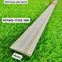 Phào Chỉ -Mã Phào Nhựa PS Chỉ Vân Vàng 4cm NT40-TV2-96