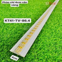 Phào Chỉ -Mã Phào Nhựa PS Chỉ Vân Vàng KT41-TV-86.5