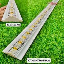 Phào Chỉ -Mã Phào Nhựa PS Hoa Văn 4cm KT41-TV-86.4