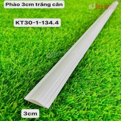 Phào Chỉ -Mã Phào Nhựa PS Trắng Cân 3cm KT30-1-134.4
