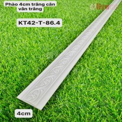 Phào Chỉ -Mã Phào Nhựa PS Trắng Cân 4cm KT42-t-86.4