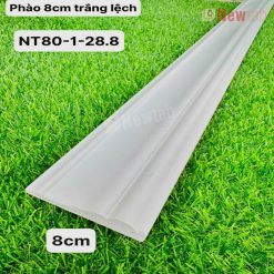Phào Chỉ -Mã Phào Nhựa PS Trắng Lệch 8cm NT80-1-28.8