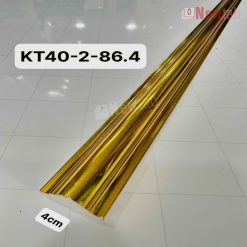 Phào Chỉ -Mã Phào Nhựa PS Vàng Bóng 4cm KT40-2-86.4