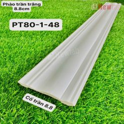 Phào Chỉ -Mã Phào Trần Nhựa PS Trắng 8.8cm PT80-1-48
