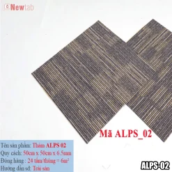 Thảm Trải Sàn  ALPS Mã  ALPS-02