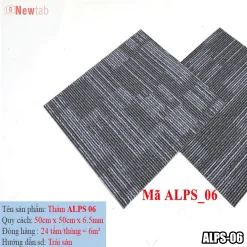 Thảm Trải Sàn  ALPS Mã  ALPS-06