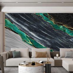 Tranh Tráng Gương Vân Đá Độc Quyền -Mã VD-N37B