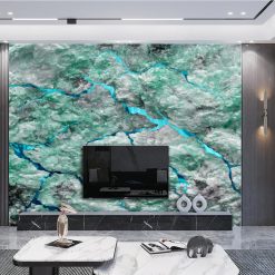Tranh Tráng Gương Vân Đá Độc Quyền -Mã VD-N38