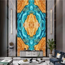 Tranh Tráng Gương Vân Đá Độc Quyền -Mã VD-N40B