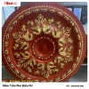 Mâm Trần Hoa Văn Phù Điêu Nhựa Pu Mã GỖ - SG82066 D80