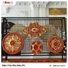 Mâm Trần Hoa Văn Phù Điêu Nhựa Pu Mã Gỗ -  SG82114 155x75