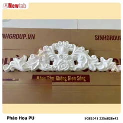 Phào Hoa Văn Phù Điêu Nhựa PU Mã SG81041 225x828x42