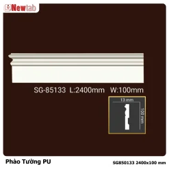 Phào Tường  Hoa Văn Phù Điêu Nhựa PU Mã SG850133 2400x100
