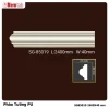 Phào Tường  Hoa Văn Phù Điêu Nhựa PU Mã SG85019 2400X40