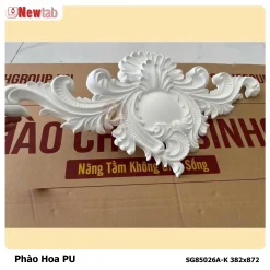 Phào Hoa Văn Phù Điêu Nhựa PU Mã SG85026A-K 382x872