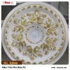 Mâm Trần Hoa Văn Phù Điêu Nhựa Pu Mã VÀNG - SG82066 D80