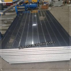 Tấm Panel cách nhiệt EPS VIFA 8kg/m³ Tôn 0.3mm Màu Xám Sáng, gân mờ hoặc phẳng Cách Âm Hiện Đại